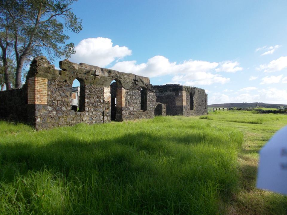 The stable ruins.
